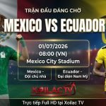 Nhận định Mexico vs Ecuador 8h00 ngày 01/07 vòng 1/16 World Cup 2026 - Xem trực tiếp bóng đá Full HD tại Xoilac TV.